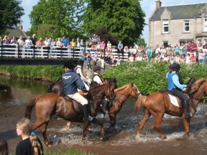 The annual Riding of the Marches in West Linton